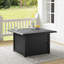 Table de foyer d'extérieur au propane en acier H 25,13 po x l 41,88 Arleon