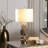 Silver Owl on Branch Table Lamp
