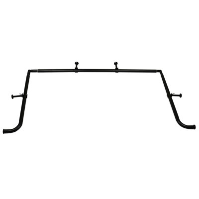 Ensemble de tringle à rideaux Rebrilliant de 1 pouce de diamètre pour fenêtre Bayview