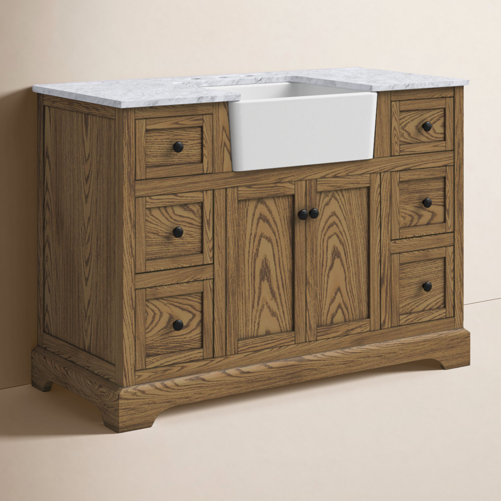 Pardue 48'' Single Bathroom Vanity, Driftwood