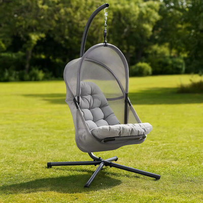 Balancelle d'extérieur avec support pliable Bery