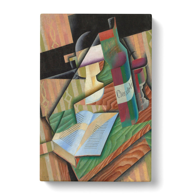Le Livre by Juan Gris - Wrapped Canvas Print, 76cm H x 50cm W x 3cm D