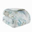 Ensemble d'édredon surdimensionné en coton 6 pièces avec coussin décoratif bleu-136330850