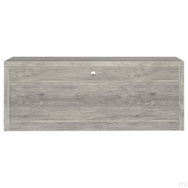 Grey Driftwood 2-Drawer Engineered Wood TV Stand