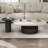 Modern simple high-grade oval coffee table