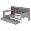 Full Size Wooden Daybed With Drawers, USB And Desk-99151670