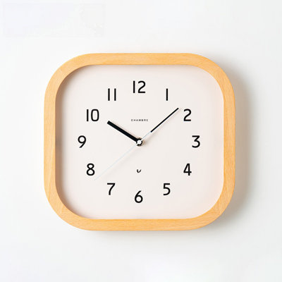 Solid Wood Analogue Wall Clock