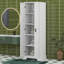 Armoire de rangement avec tablette réglable, deux portes pour la salle de bain ou le bureau-113664330