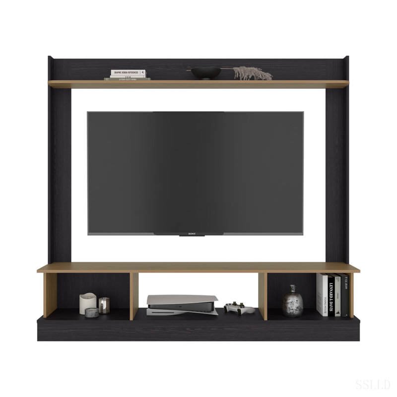 Meuble audio-vidéo 65 po avec meuble télé et rangement pour jeux vidéo 65 po