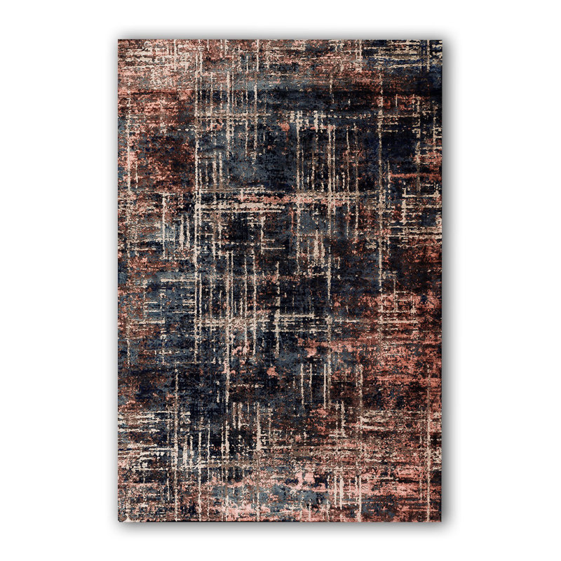 Voicu Striped Indoor / Outdoor Rug, Runner 3'11" x 9'10"