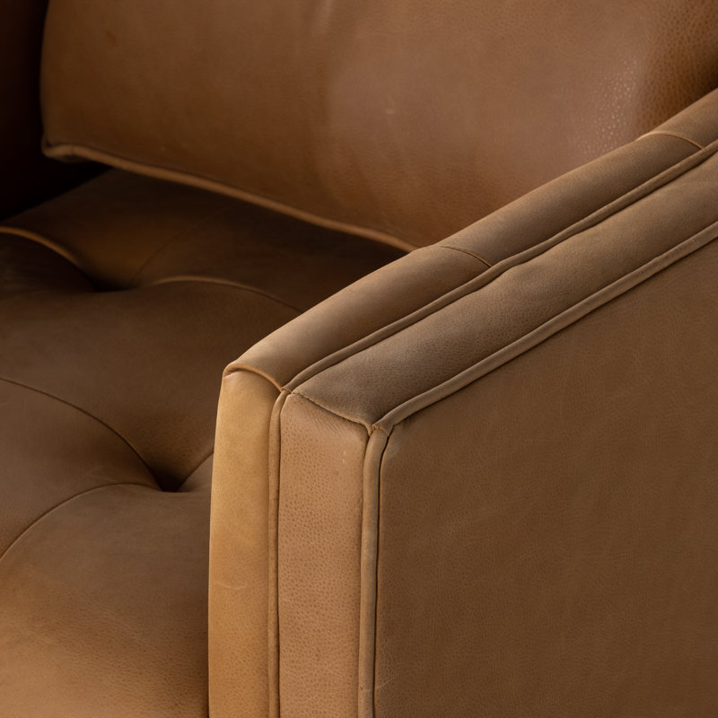 Kiera Swivel Chair, Palermo Cognac,  Palermo Cognac