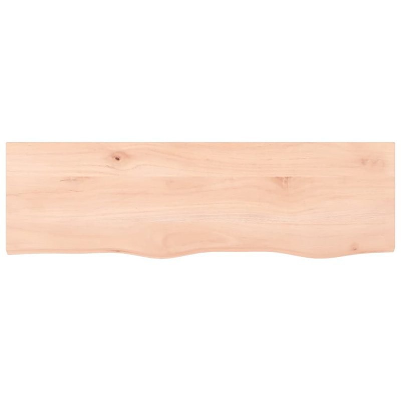 Adrinna 100cm Solid Wood Bathroom Vanity Top, Natural