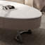 Table basse ovale en acier inoxydable brun-1248294272-1248294274