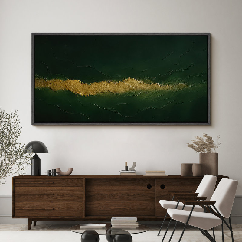 Grande impression sur toile encadrée, reproduction d'art abstrait neutre pour décoration murale moderne minimaliste, Noir