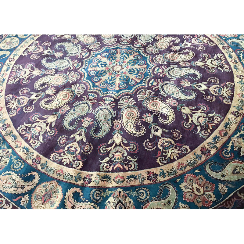Wool Paisley Area Rug