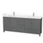Sheffield 80" Double Bathroom Vanity Set-59388380-59388378
