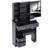 29.2" Small Space Left Drawer Desktop Vanity Table + Cushioned Stool, Extra Large Right Sliding Mirror, Multi Layer High Capacity Storage, Practical Fashionable Dresser, Suitable For Small Space-903828551