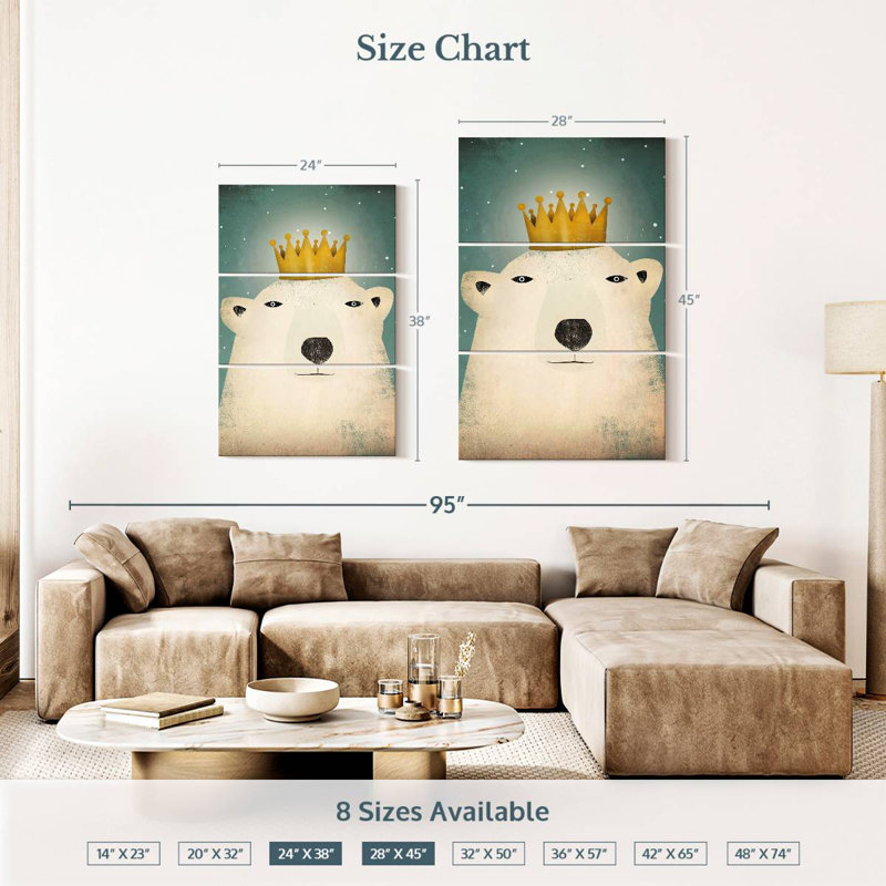 Brampt Polar King, 38" H x 24" W
