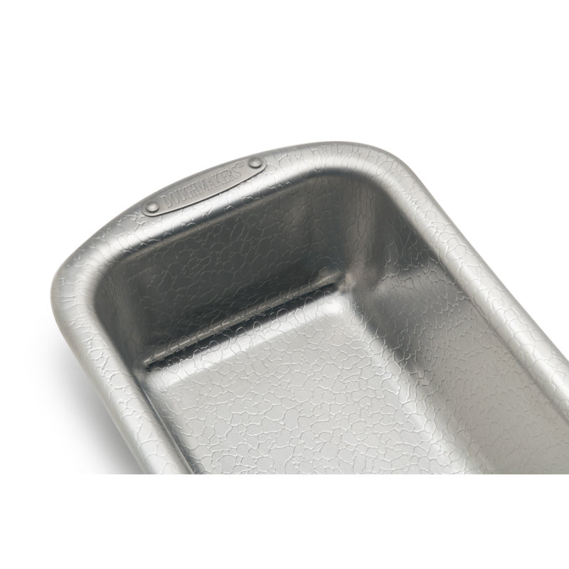 Doughmakers Nonstick Aluminum Loaf Pan with Pebble Pattern
