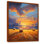 «Straw Bales On The Summer Sunset», art mural prairies