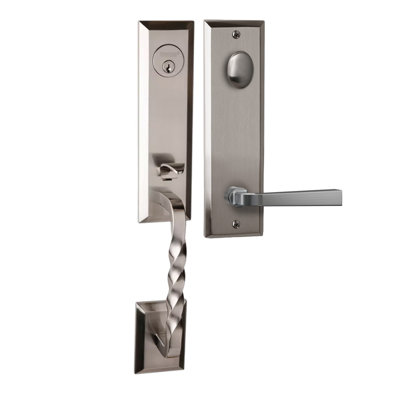 Bravura 915-904S Active Jacksonville Handleset with Memphis Lever in Satin Nickel