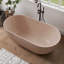 Baignoire de trempage autoportante à surface solide Medunjess 59 po-121599998