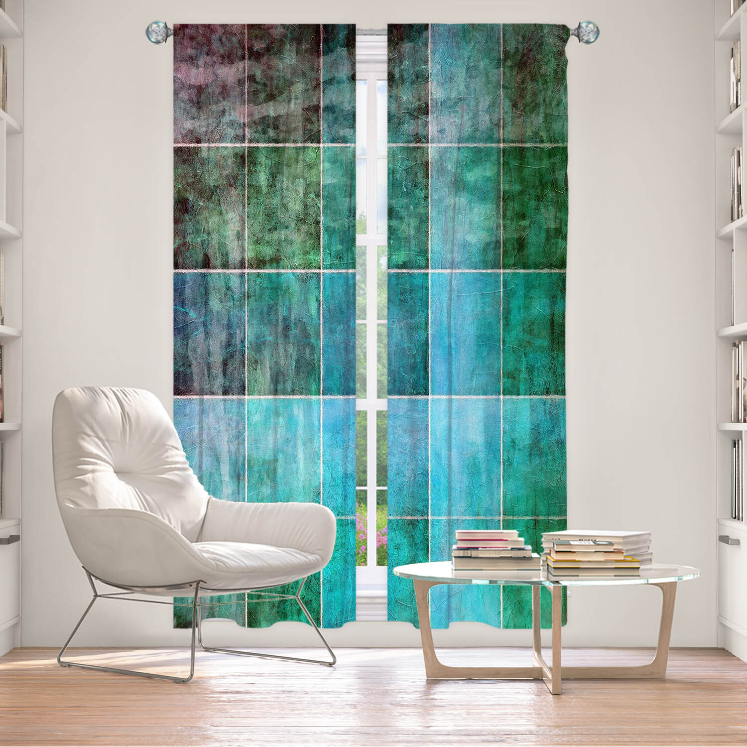 East Urban Home Delaughter Ocean Shades Striped Room Darkening Thermal ...