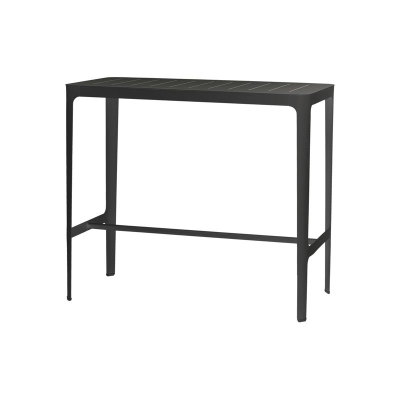 Cut Outdoor Bar Table, Black