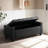 48.8" W Faux Leather Upholstered Storage Bench-1121422259