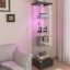 Vitrine à assemblage rapide avec tiroir, étui de rangement multifonctionnel pour mettre en valeur des objets de collection, idéale pour diverses pièces-574885608