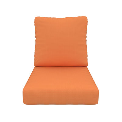 Amala Sunbrella® Outdoor Deep Seating Lounge Chair Seat/Back Cushion