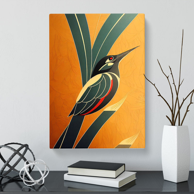 Antranigian Kingfisher Deco Vol.2 - Wrapped Canvas, 50cm H x 35cm W x 3cm D
