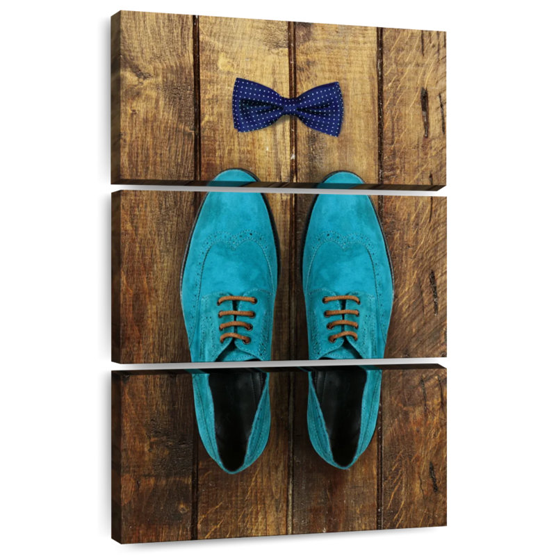 Chaussures bleues élégantes Shuttleworth, H 65 po x l 42 po