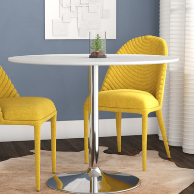 Bartow Round Metal Dining Table