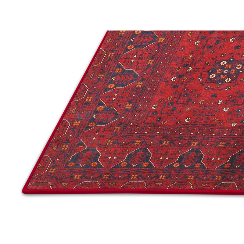 Tapis oriental rouge / beige, Rectangle 7 pi x 10 pi
