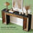 Dual-Tone Design Console Table(Only Including Coffee Table)