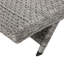 Chaise longue en osier Crete