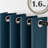 Grommet Room Darkening Linen Textured Curtain-607110990-607110984