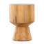 Jovie Outdoor Round Teak Side Table-1872959481