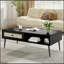 Table basse de style Mid-Century moderne, console rectangulaire de 47 pouces avec tiroir et tablette, table basse en bois pour le salon, bureau-118037976