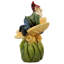 Statue de gnome de jardin sur un dos de papillon