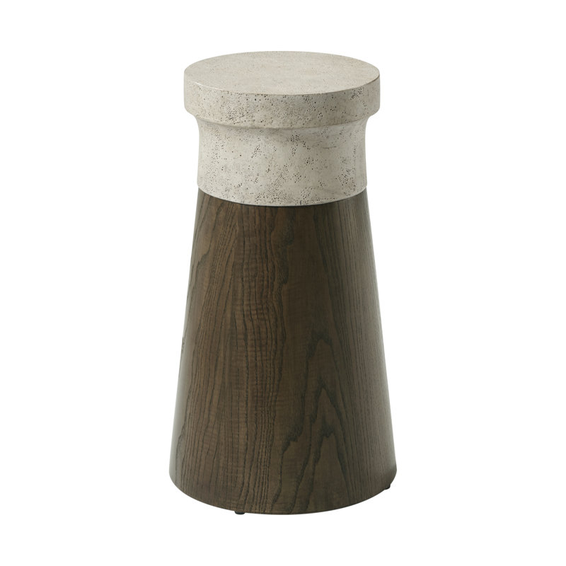 Catalina Solid Wood End Table, Earth