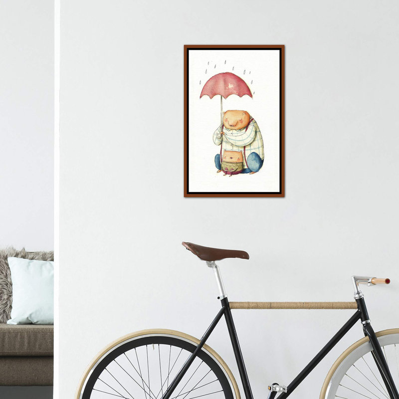 «I'm Here for You» par Mike Koubou - impression d'art graphique, H 26 po x l 18 po x 1,5 po