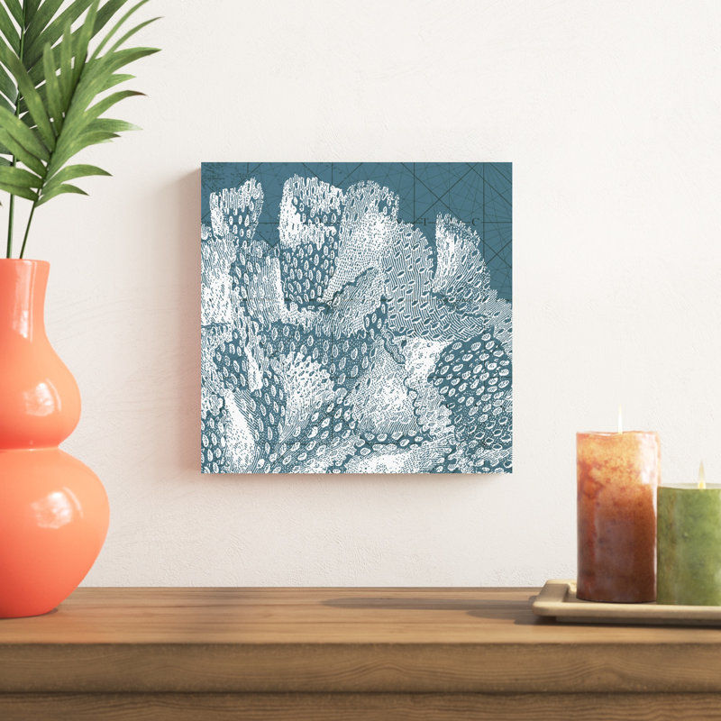 Coastal Menagerie III, H 12 po x l 12 po x P 1,25 po