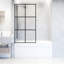 Écran de baignoire fixe encadré avec verre 3/8 po Ventana l 34 po x H 62 po-99084416