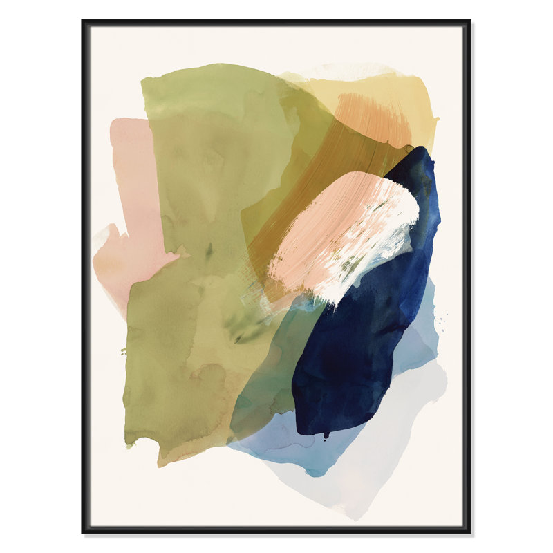 Brush and Whisper II Print by , Black Floater, 41.5" H x 31.5" W