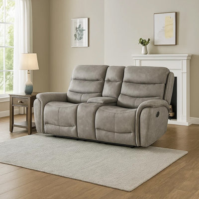 Folu 79.5'' Faux Leather Reclining Loveseat