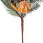 28" Green Mixed Pine Foliage Orange/Berry Spray.