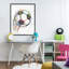 Giclée de ballon de soccer éclaboussé, design par Marcus Prime-1187625494-1187625481