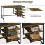 Quapaw Metal Base Writing Desk
